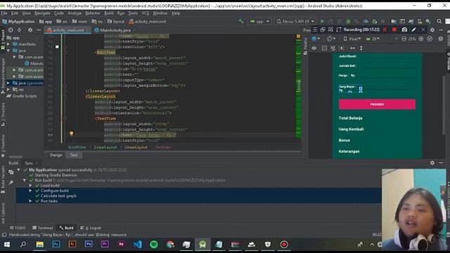 Tutorial membuat Tampilan Form Pembelian ( Android Studio)