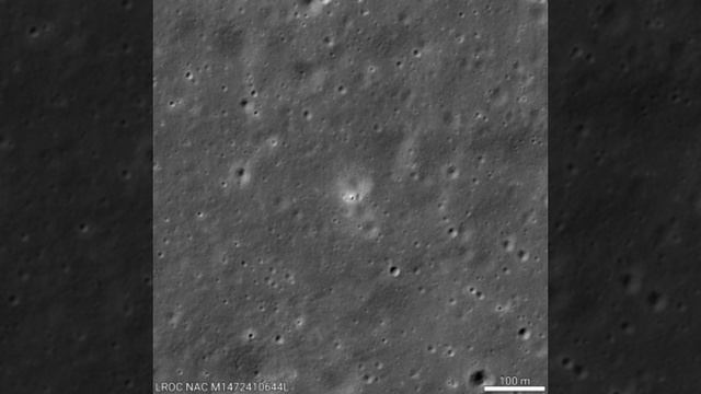 Аппарат LRO заснял с орбиты китайский зонд «Чанъэ-6» на Луне