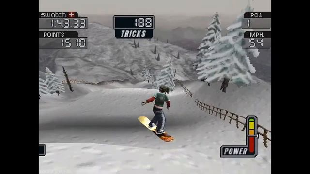Cool Boarders 3 Gameplay - Beetle PSX HW (PGXP) | Retroarch 1.8.0