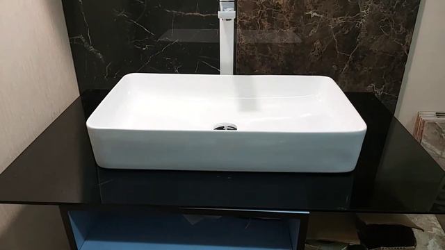 GID N9396 Керамическая накладная раковина для ванной.
