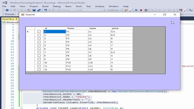 C# Tutorial For Beginners: Insert Only Checked Rows From Datagridview Into SQL Database