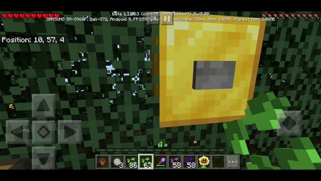 PLANTS VS ZOMBIES MOD ON MINECRAFT PE. ANDROID GAMEPLAY ON SAMSUNG GALAXY S9.