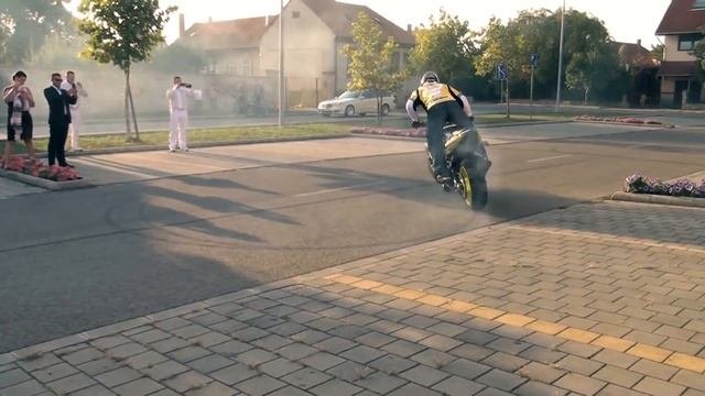 Palatinus PALA55 Attila - Esküvői Motoros Bemutató - Wedding Stunt