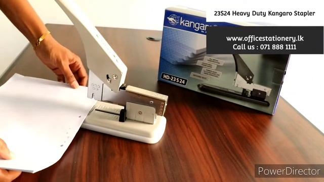 How to use 23S24 Heavy Duty Kangaro Stapler