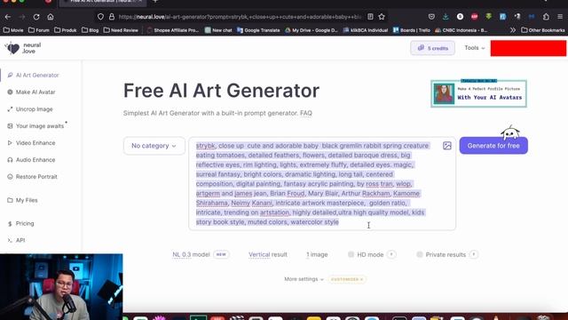 Tinggalkan Midjourney, Ini Gratis Web A.I  Baru Generate Text To Image & Peluang Nambah Penghasilan