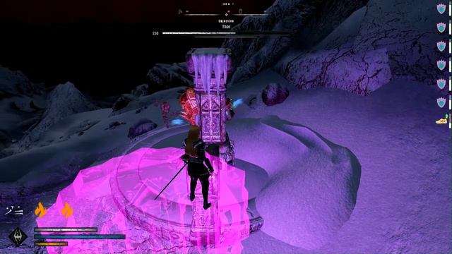 Skyrim SE - (Colorful Magic) Thor (Boss Battle)