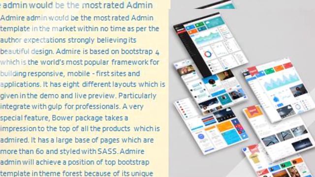 Best Bootstrap Laravel Admin Template - Admire 1080p
