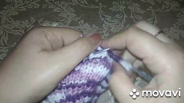ШАПОЧКА"ОСЕННИЙ ВЕРЕСК"МК /ОЧЕНЬ ПРОСТО СВЯЗАТЬ
