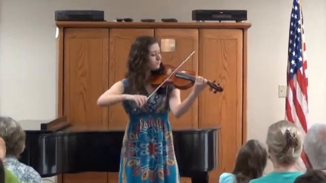 Holly Spangenberg - Partita No. 3 (E Major) - Gavotte en Rondeau (Bach) - 7/27/12