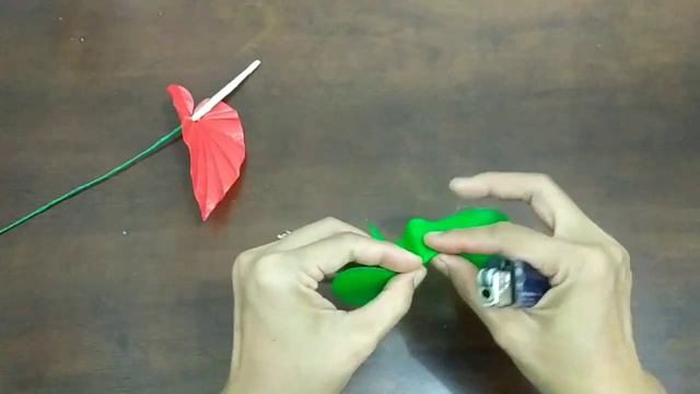 Cara Membuat Bunga Anthurium Dari Plastik Bag | DIY Anthurium
