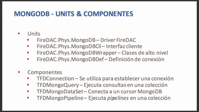 Introducción a NoSQL con MongoDB y FireDAC