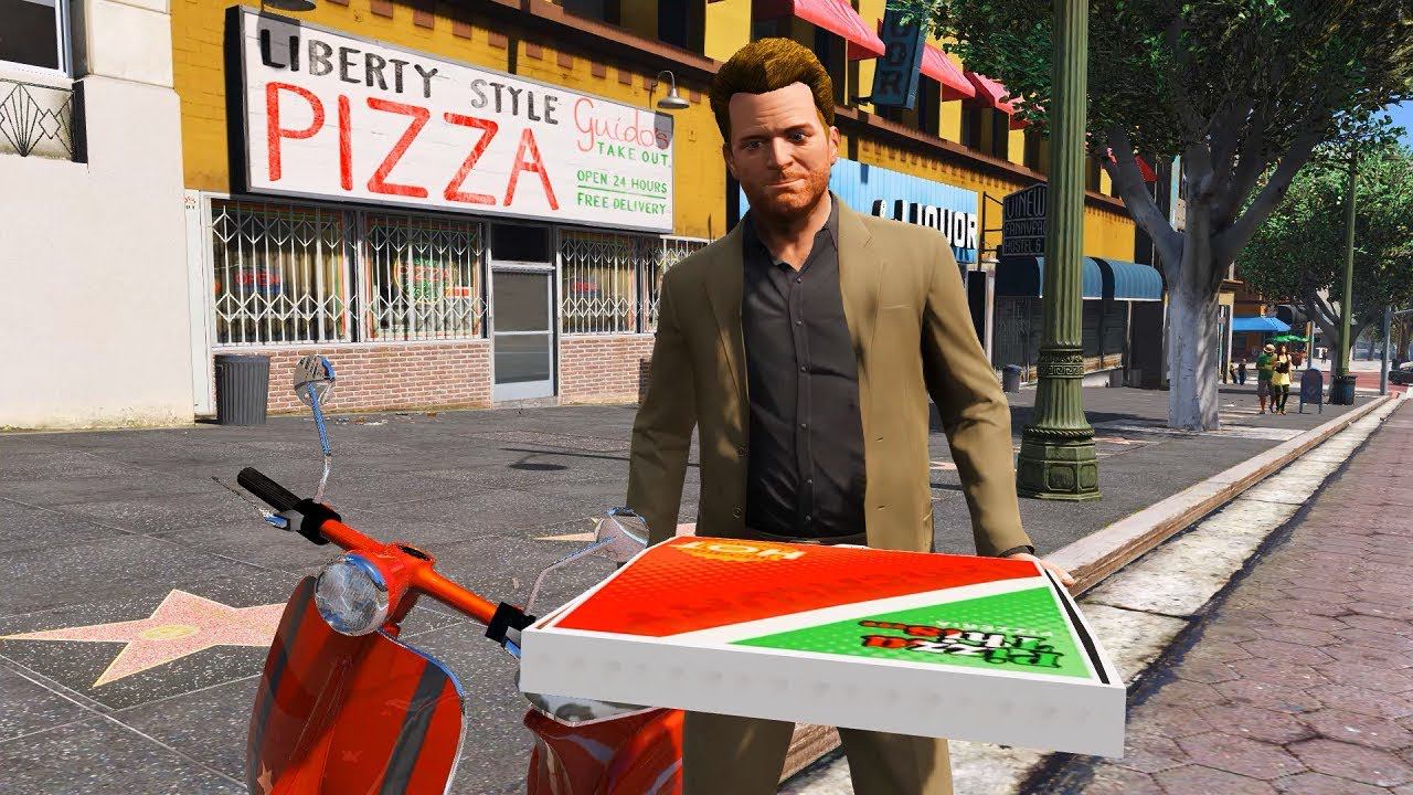 GTA 5 mod Pizza Delivery Mission - ГТА 5 моды - установка и обзор мода