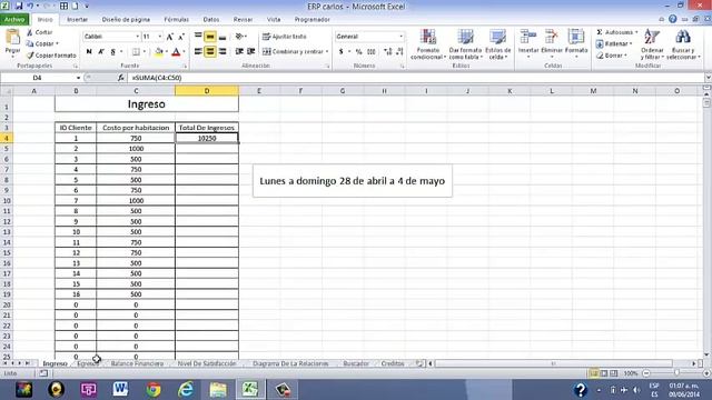 ERP Excel
