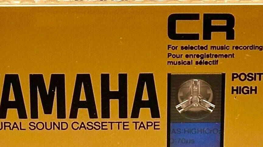 Винтажная аудиокассета YAMAHA CR 90, пустая, запечатанная, сделано в Японии, Тип II-Япония