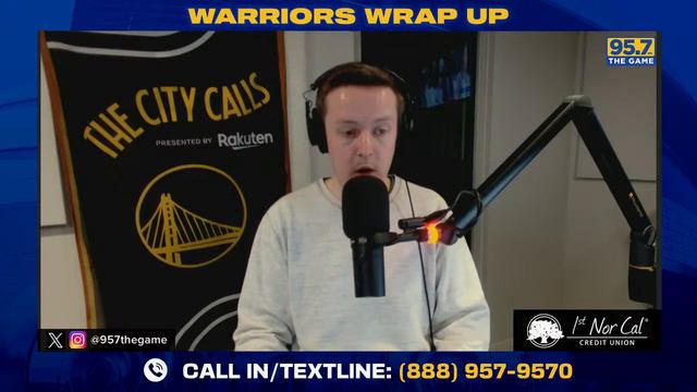 WARRIORS WRAP UP: Dubs start road trip 2-0 and inch closer to 9th seed! | 95.7 The Game Live Stream