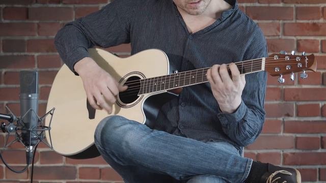 Features ENG: Applause AB24-4S Mid Cutaway Nylon Cedar Natural Satin