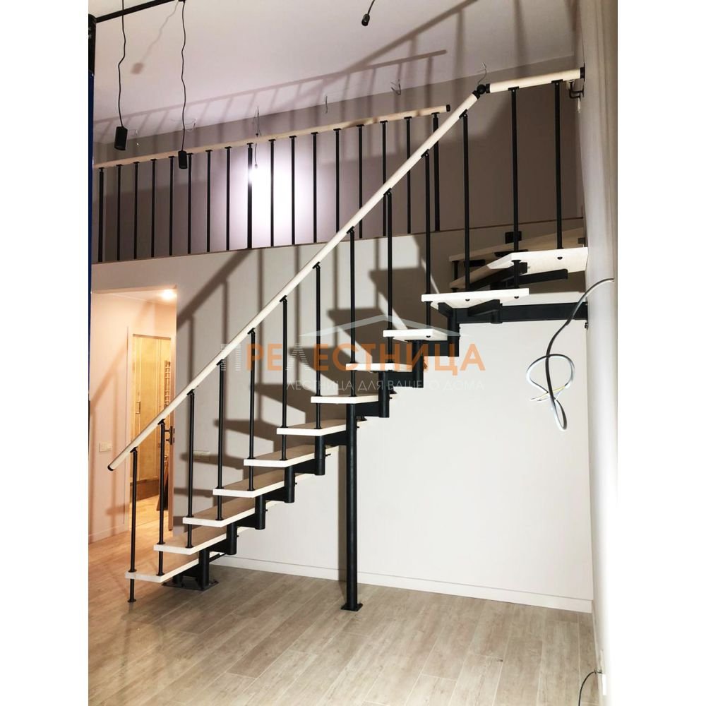 Модульная лестница для квартиры на второй этаж Лего - 9