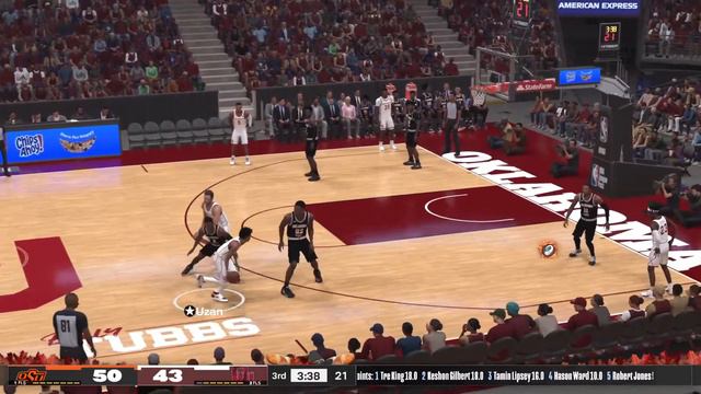 College Hoops 2K24 Big 12 Conference - Oklahoma State 8-10 (0-0) vs Oklahoma 18-5 (3-2)