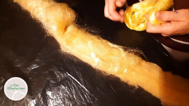 Интересный вариант сумки - узел на плечо.#сумка#валяние#мокроеваляние #своимируками #изшерсти