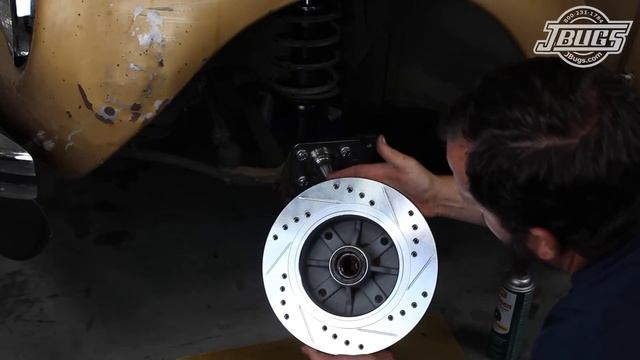 JBugs - 1971 VW Super Beetle - Front Disc Brake Conversion Kit Installation