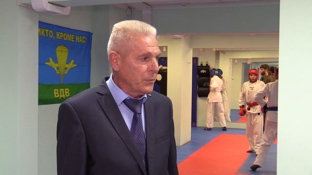 Спортивный зал для детей которые занимаются рукопашным боем  отремонтировали