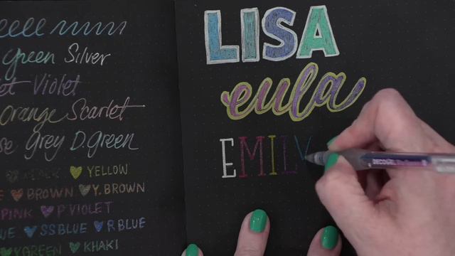 🔴 LIVE REPLAY - Writing YOUR Names! Testing & Swatching NEW Pens and Paints