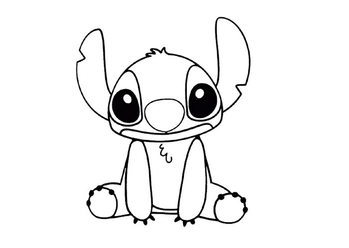 Drawing Stitch from Lilo & Stitch #1