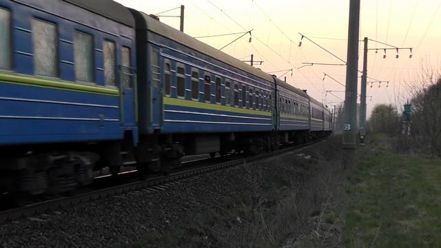 Two generations of passenger transportation in Ukraine meet at the entrance to the station