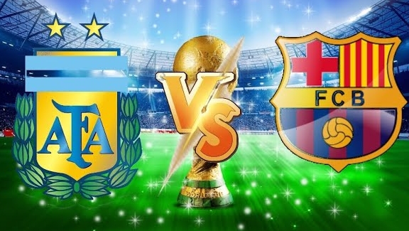 Противостояние команд. Сборная Аргентина против Барселоны! - EA Sports FC 2024 (FIFA 2024)