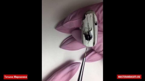 Дизайн ногтей на Хэллоуин | Привидение?