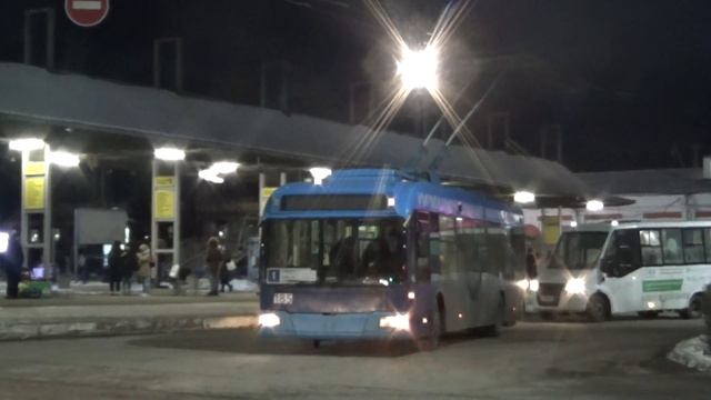 "Бывший Московский троллейбус" Троллейбус БКМ 321 борт 185 по маршруту 1