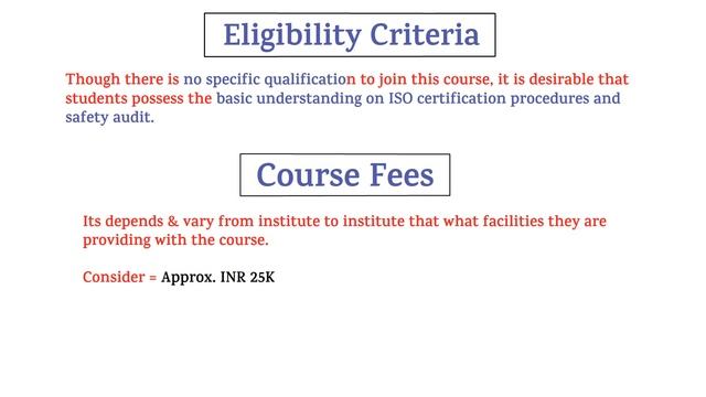 Lead Auditor Course Details | ISO 45001:2018 Lead Auditor Course | Lead Auditor Course Fees/Exam