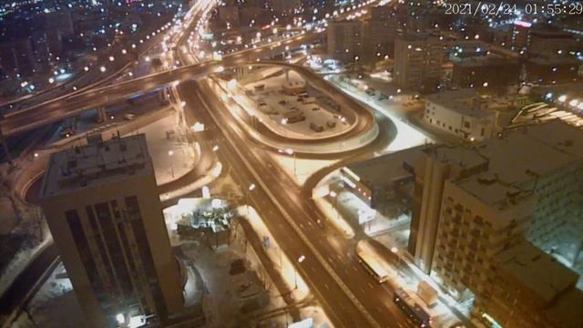 Москва - Нижегородская улица - веб камера 23.02.2021, 22:56