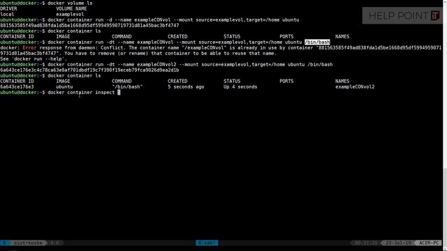 Docker - Szybki start, volumes 011