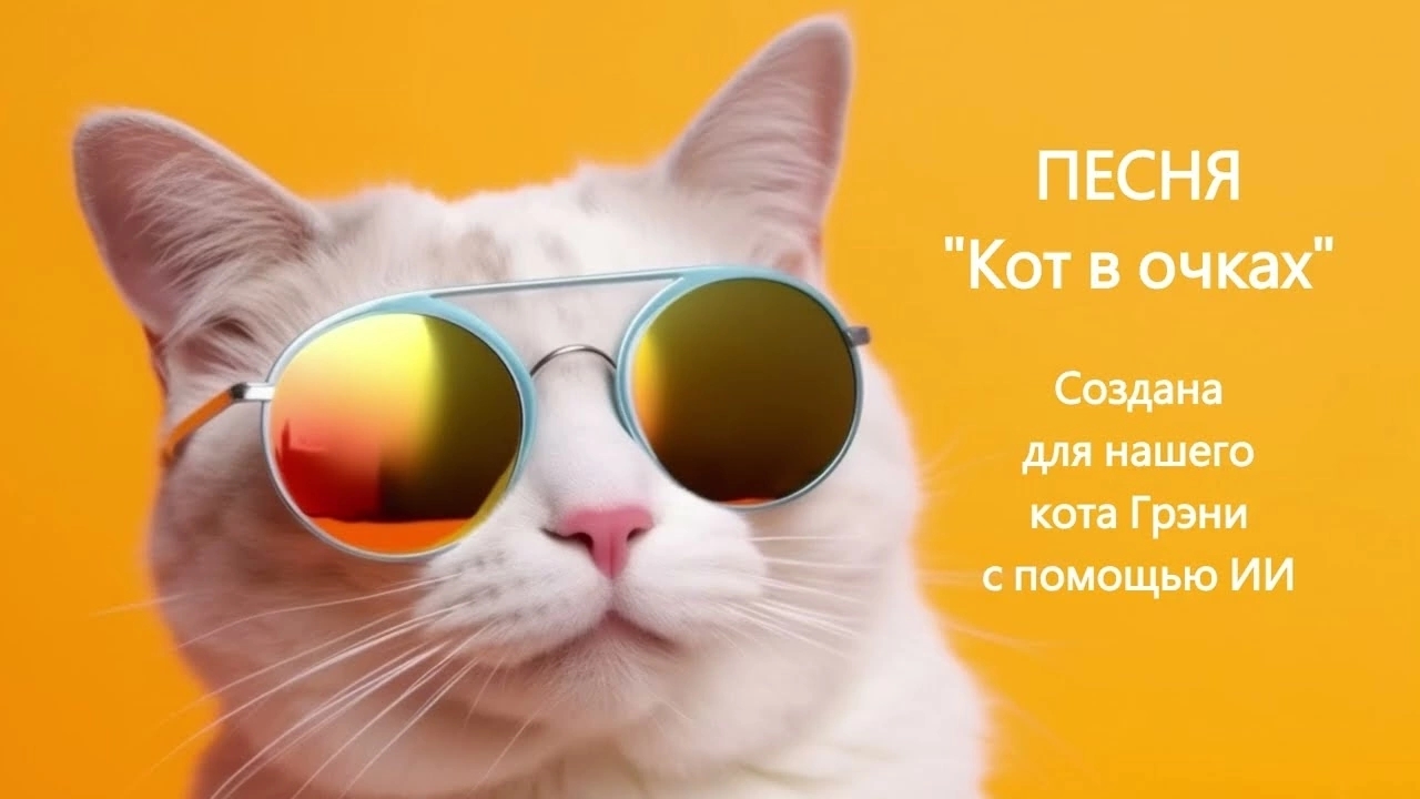 Песня "Кот в очках" - #cat #funny #приколы #shorts #shortvideo