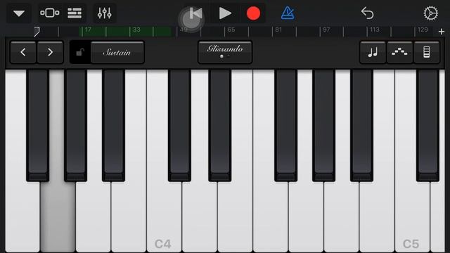 Happy birthday - piano tutorial garageband