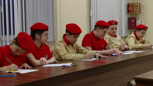 ученики СОШ № 151 Мурманской области приняли участие в акции «Письмо Солдату»