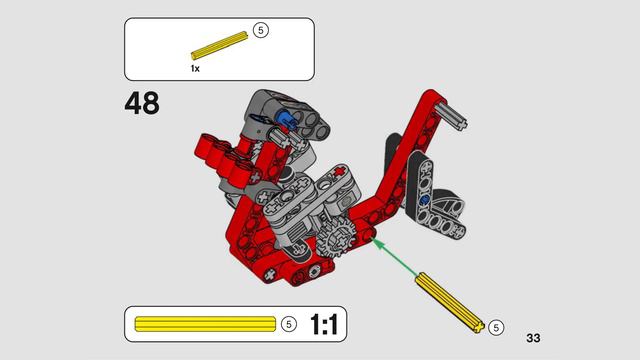 LEGO 42132 Motorcycle (4K) - building instructions 1/2