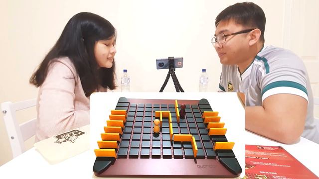 Quoridor! Board Game Gameplay and Review | Patrick & Joie