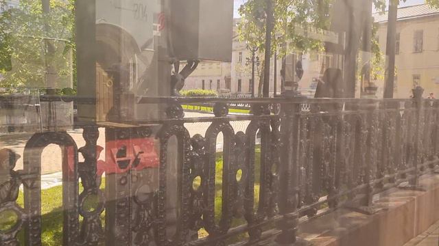 Трамвай "Витязь-М". Метро "Чистые пруды" - Казарменный переулок. 25 мая 2024г.