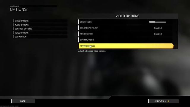 How to Disable Ambient Occlusion In Call of Duty Infinite Warfare
