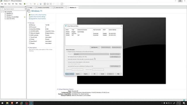Virtual Machine no internet connection EASY FIX VMware