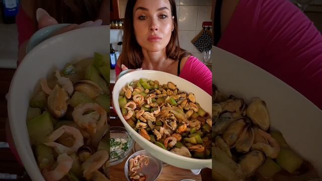 ???? Жюльен из кабачков мидий и креветок вкусноипросто морепродукты сыр жюльен