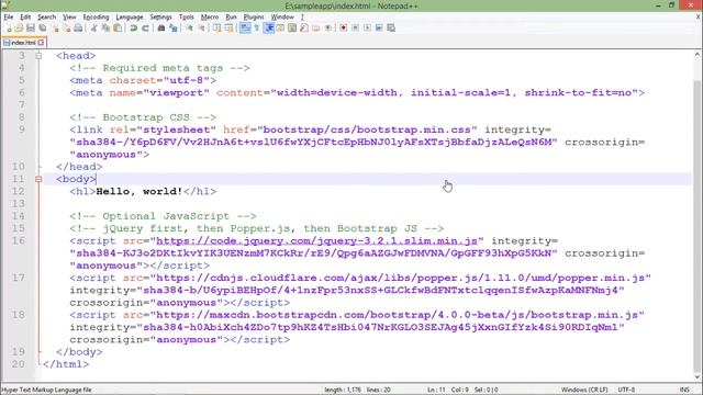 #3 Bootstrap - Getting Started | Bootstrap Online Training | www.tutorialspoint.com