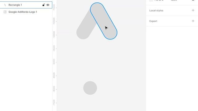 How to Make a Google Ads Logo in Figma. How to Design Logo in Figma.