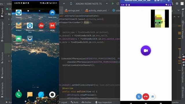 Demo  Video calling App  Agora sdk  Java 