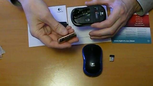 Беспроводная мышка  Logitech M185 распаковка, Mouse Logitech M185