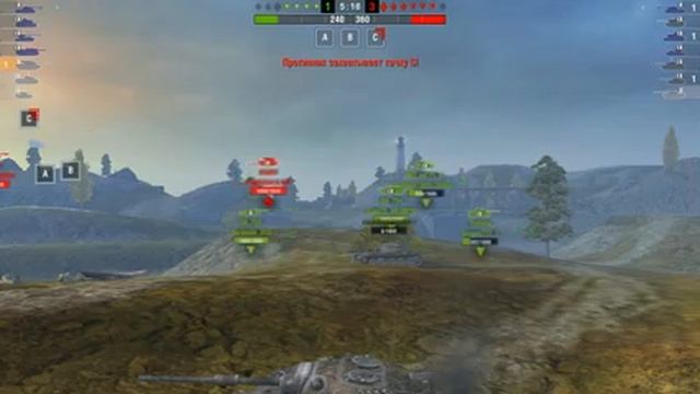 World of Tanks Blitz. Рак у руля