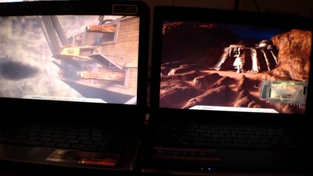 3DMark06 running on the Samsung N510 & Samsung X120