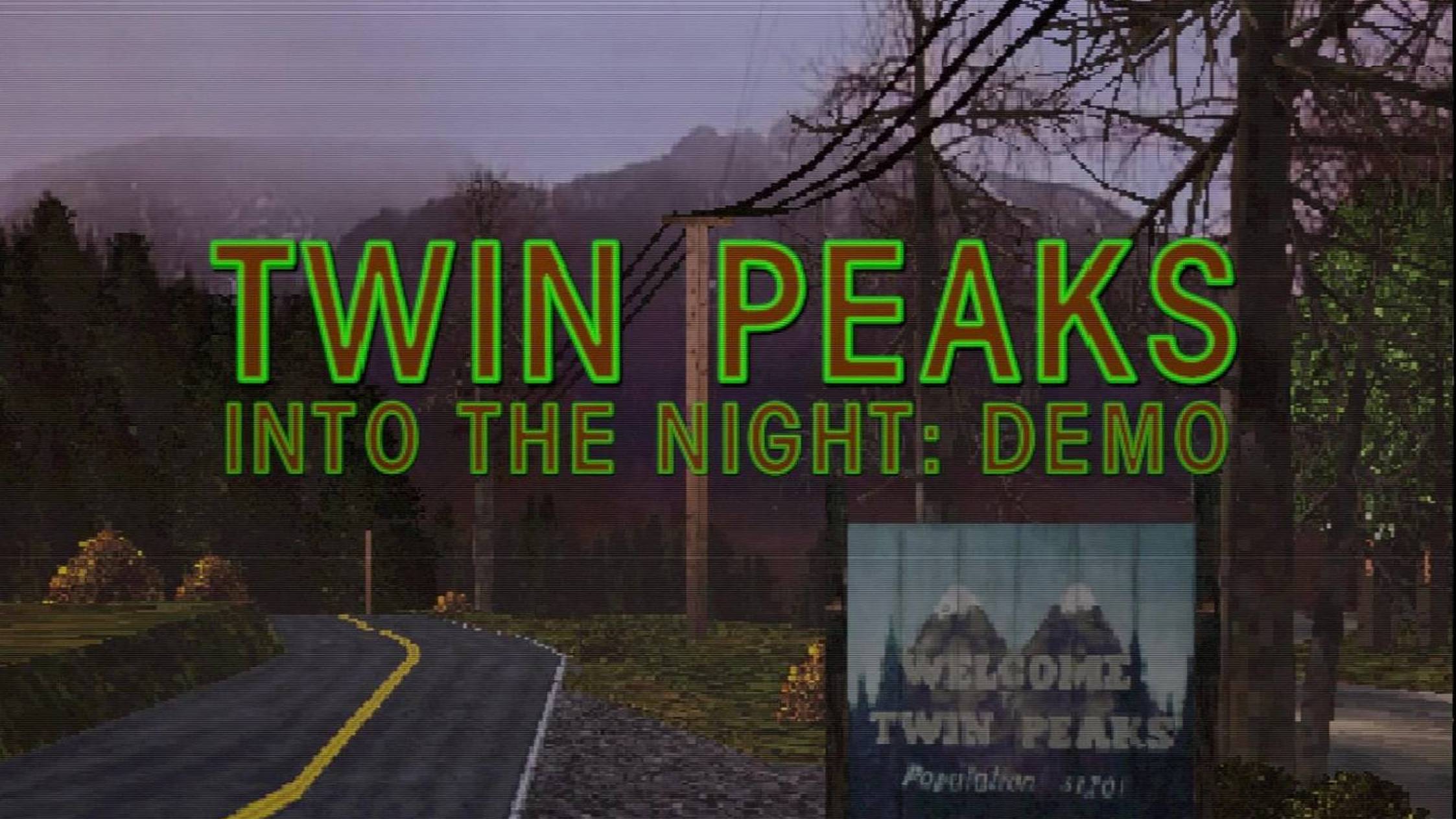 Демо фанатской игры по сериалу "Твин Пикс" Twin Peaks into the Night.